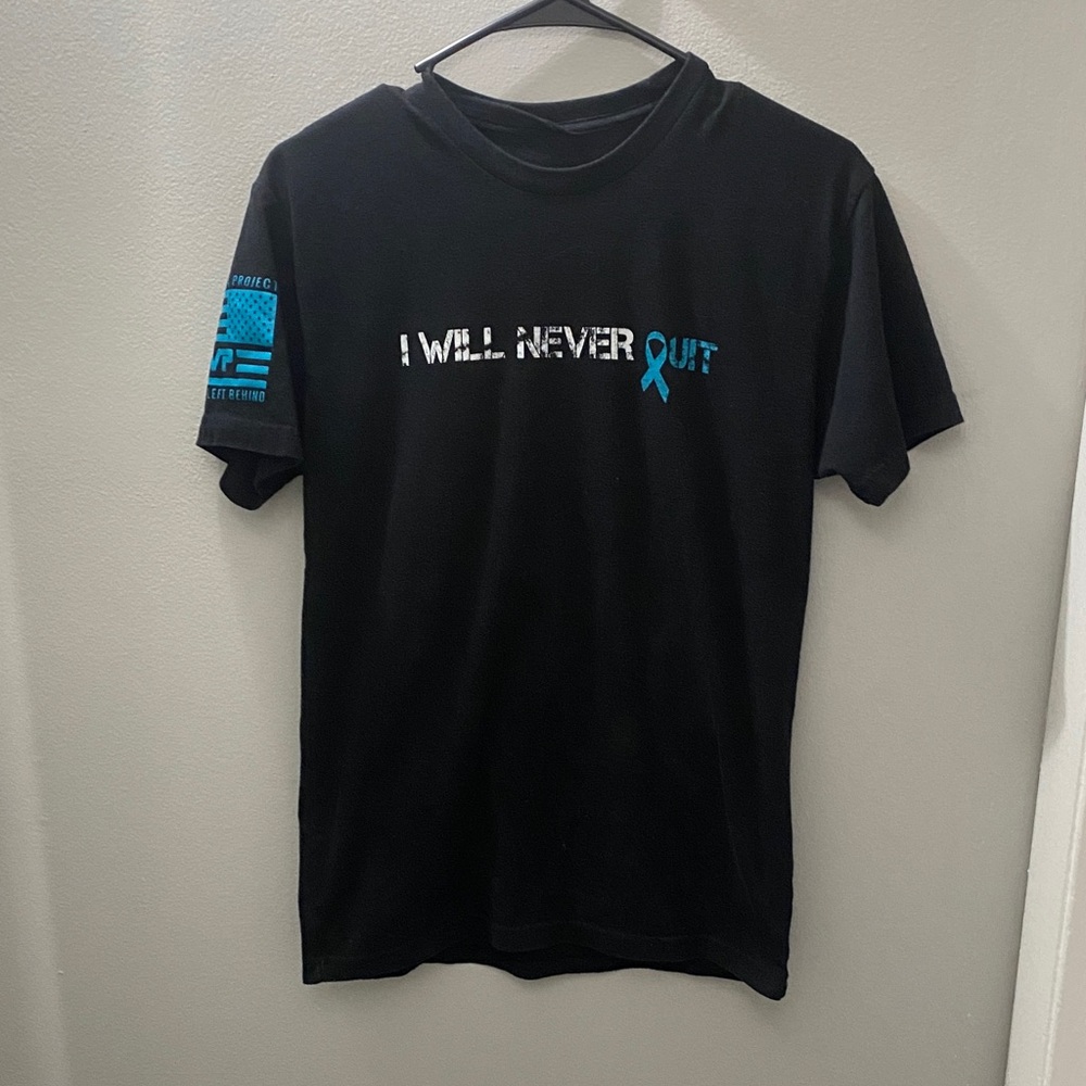 Black Motivational Graphic Tee